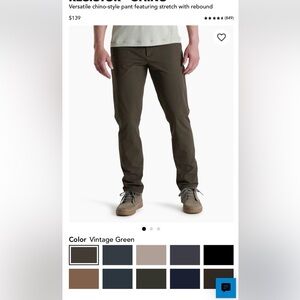 Men’s Kuhl resistor chino 32x30